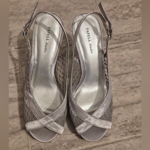 Silver Women's Heels
